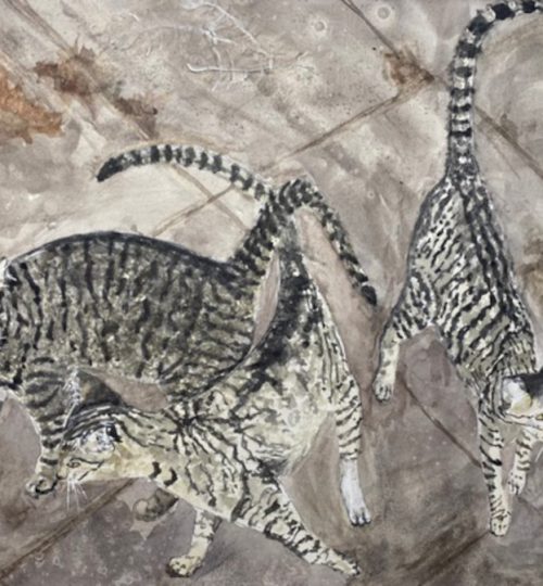 Melanie Walters Watercolor Artist Cats