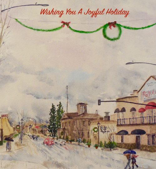 Watercolor Artist Carson City Holidays Melanie Walters