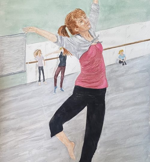 Dance Dancer Watercolor Artist Fine Art Melanie Walters Painting