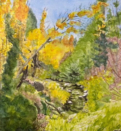 Melanie Walters Watercolor Artist Hope Valley Landscape