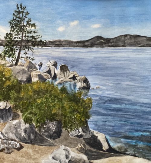 Watercolor Artists Melanie Walters Landscapes Nevada Lake Tahoe