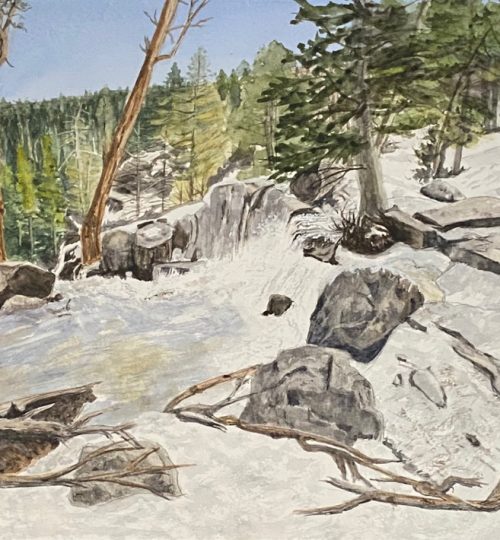 Melanie Walters Landscapes Watercolor Fine Art Lake Tahoe